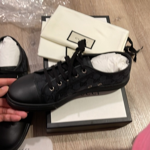 Gucci GG Black Canvas Miro Soft - Picture 5 of 10